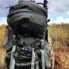 hunting with a backpack