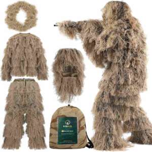 dry grass desert ghillie suit