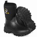 Rubber Farm Boots for Men and Women, Mid Calf Waterproof Farm and Ranch Boots