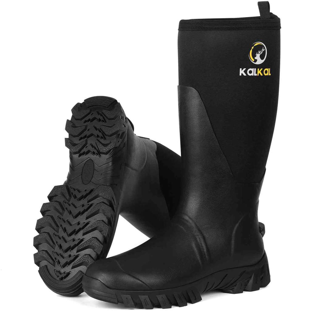 Rubber Farm Boots for Men - Durable & Waterproof - Kalkal