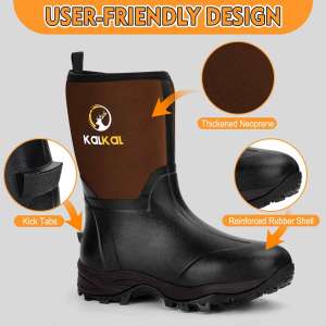 kalkal 013 garden rubber boots details