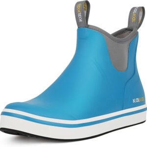 blue deck boots