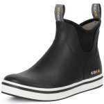 Kalkal Men's Ankle Deck Boots, Waterproof Rubber Fishing and Camp Boots