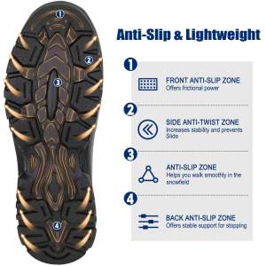 anti-slip outsole