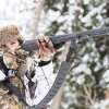 women hunting boots in winter