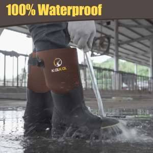 waterproof rubber work boots