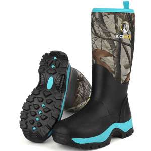 Women Camo Rubber Boots Lightweight Waterproof Kalkal