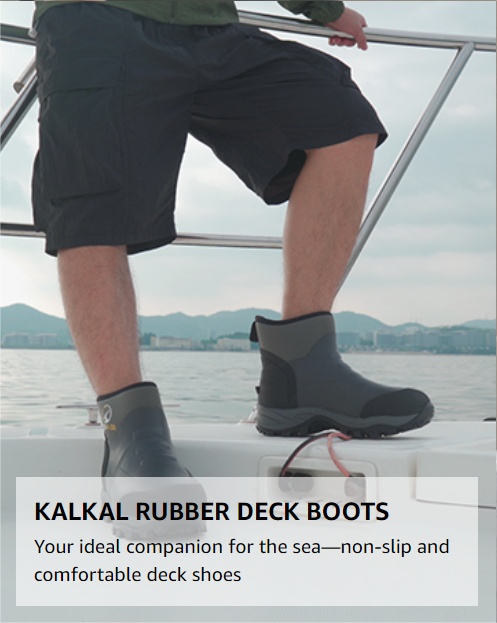 kalkal waterproof casual boots for fishing