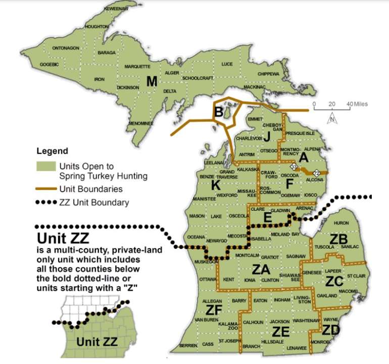 2024 Michigan Turkey Season Schedule Dates & Regulations - Kalkal