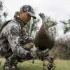 hunter with a turkey