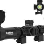 1-6X Long Range Rifle Scope, Second Focal Plane Gun Scope With Red & Green Illuminated Reticle