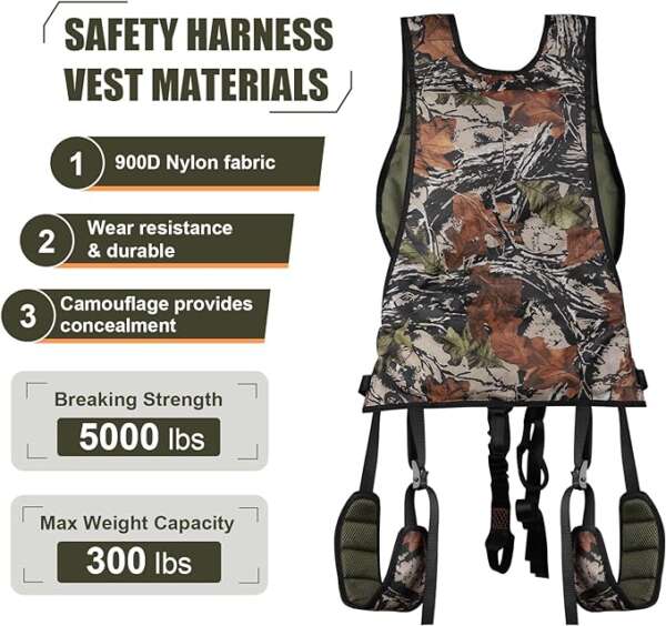 Kalkal tree stand safety vest
