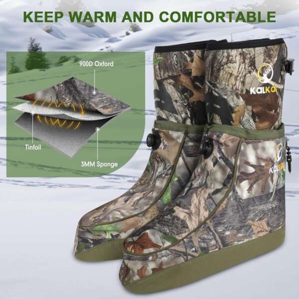 keep feet warm in hunting