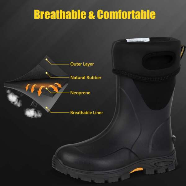 breathable work boots