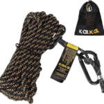 Hunting Tree Stand Safety Rope, Reflective Lineman's Fall Protection Rope With Prusik Knot