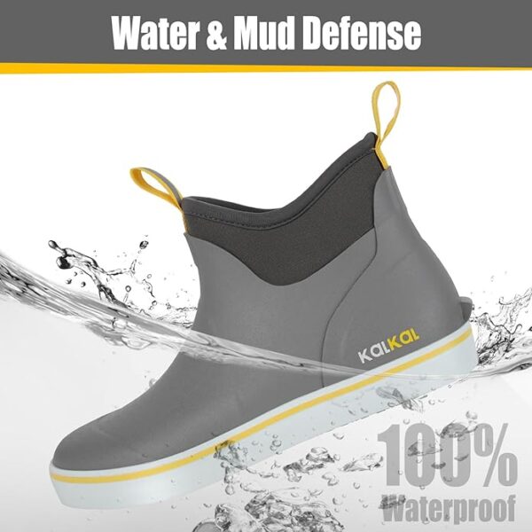 100% waterproof short rain boots