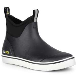 black ankle deck boots