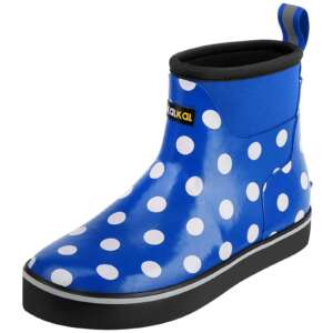 blue dot womens rain boots