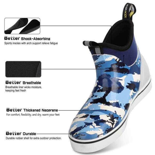 breathable rubber fishing boots