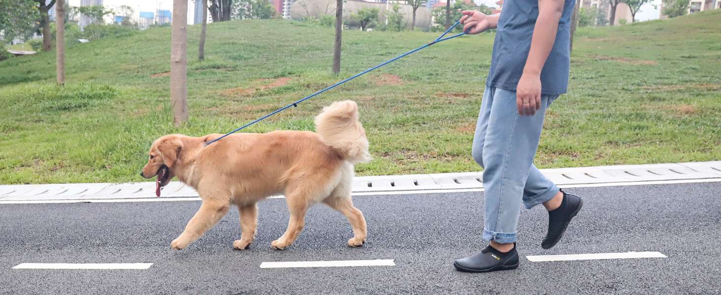 casual rain boots for dog walking