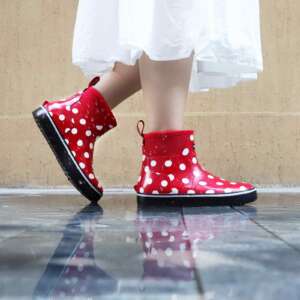 girls slip on rain boots