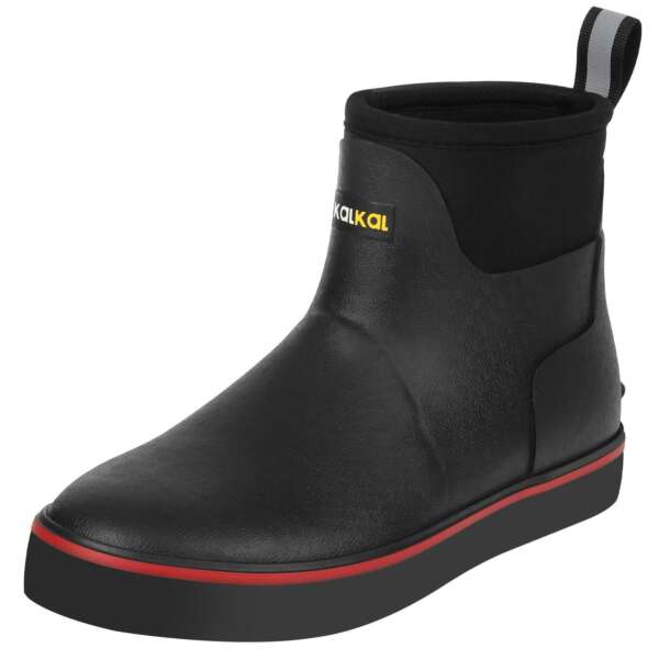 short black rain boots