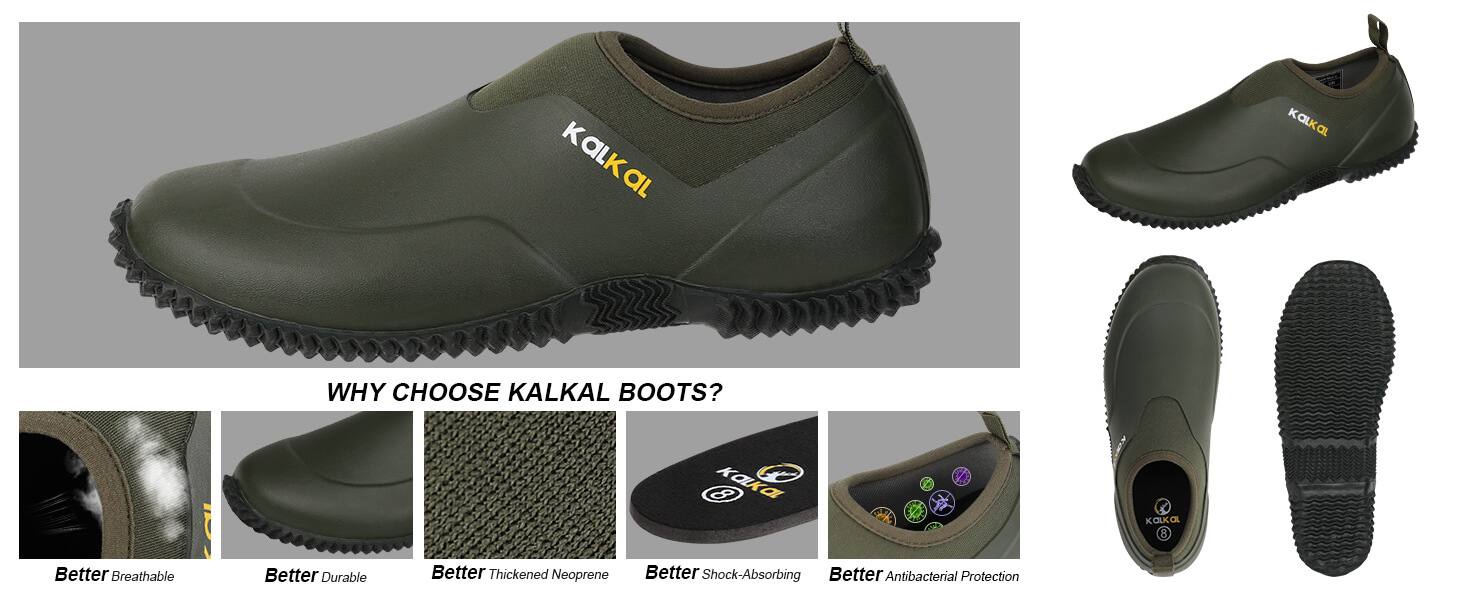 why choose kalkal men's yard shoes