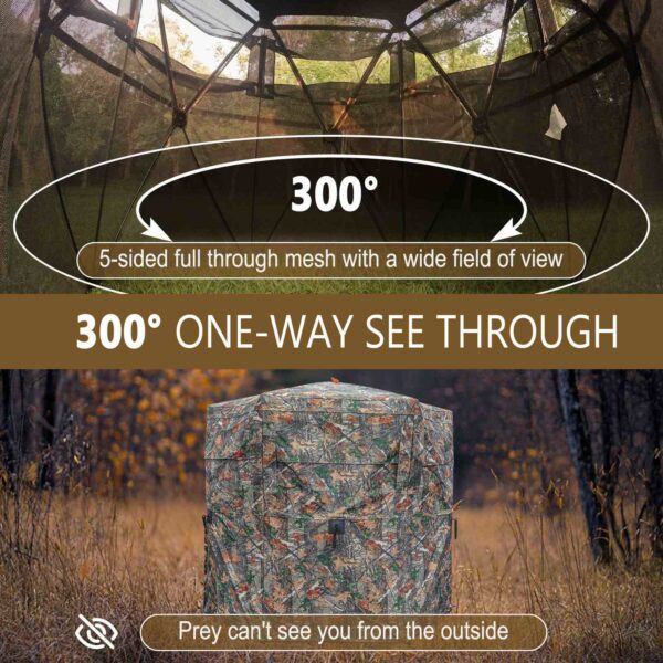 300 degree hunting ground blind