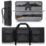 36'' / 42'' Soft Rifle Case, Padded Double Rifle Bag With Lockable Zippers & 6 Pockets For Shooting Hunting