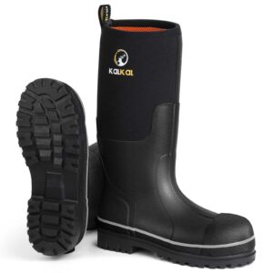 Kalkal black boots composite toe