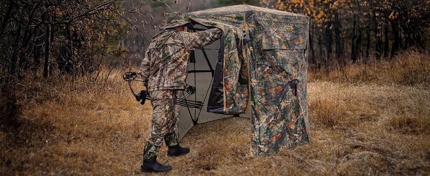 camo hunting blind