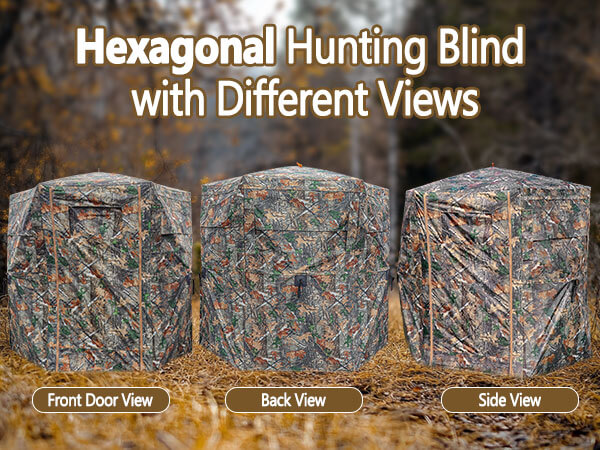 hexagon hunting blinds