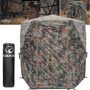 hunting ground blind with storge bag