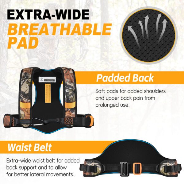 padded saddle strap and belt