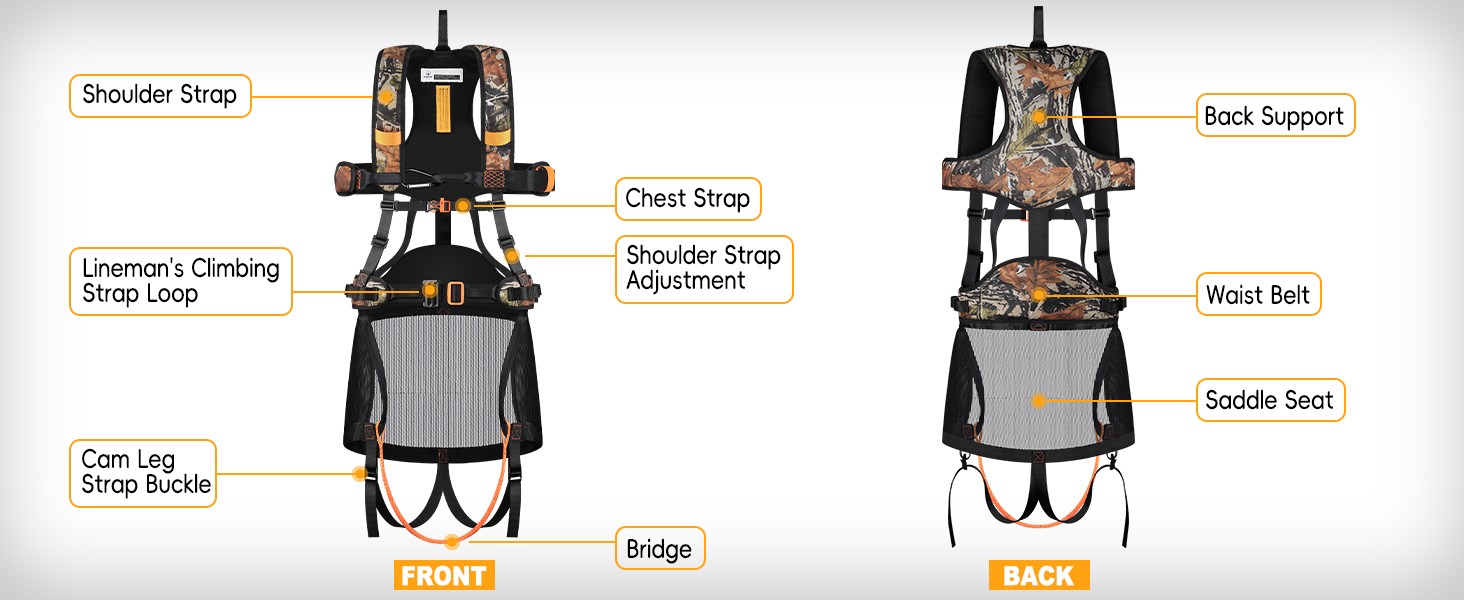 saddle hunting harness