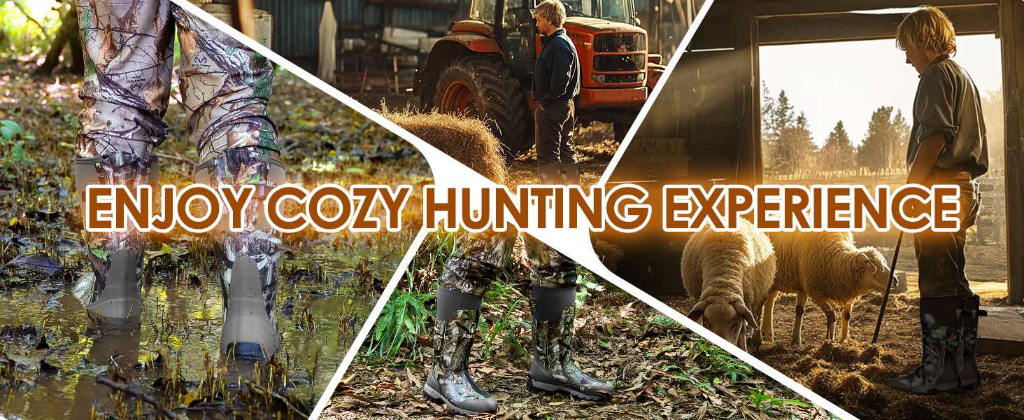 warm hunting boots for various outdoors