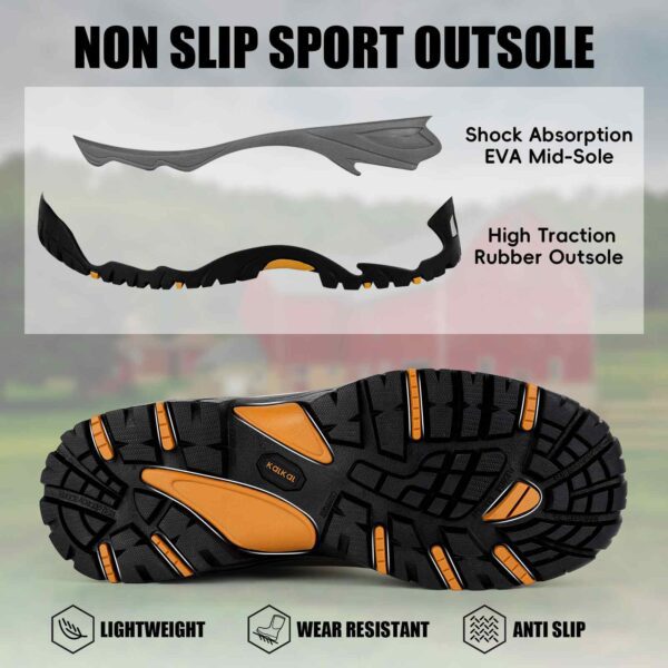 anti-slip outsole