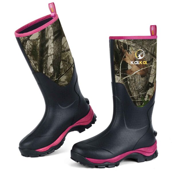 pink camo hunting boots