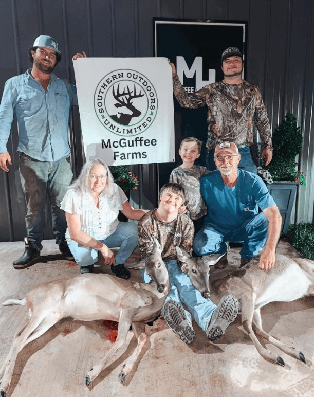 kids' trophy buck in the super hunt