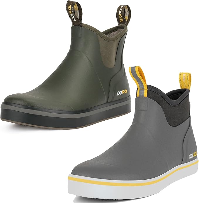 Kalkal men's deck boots bundle sale