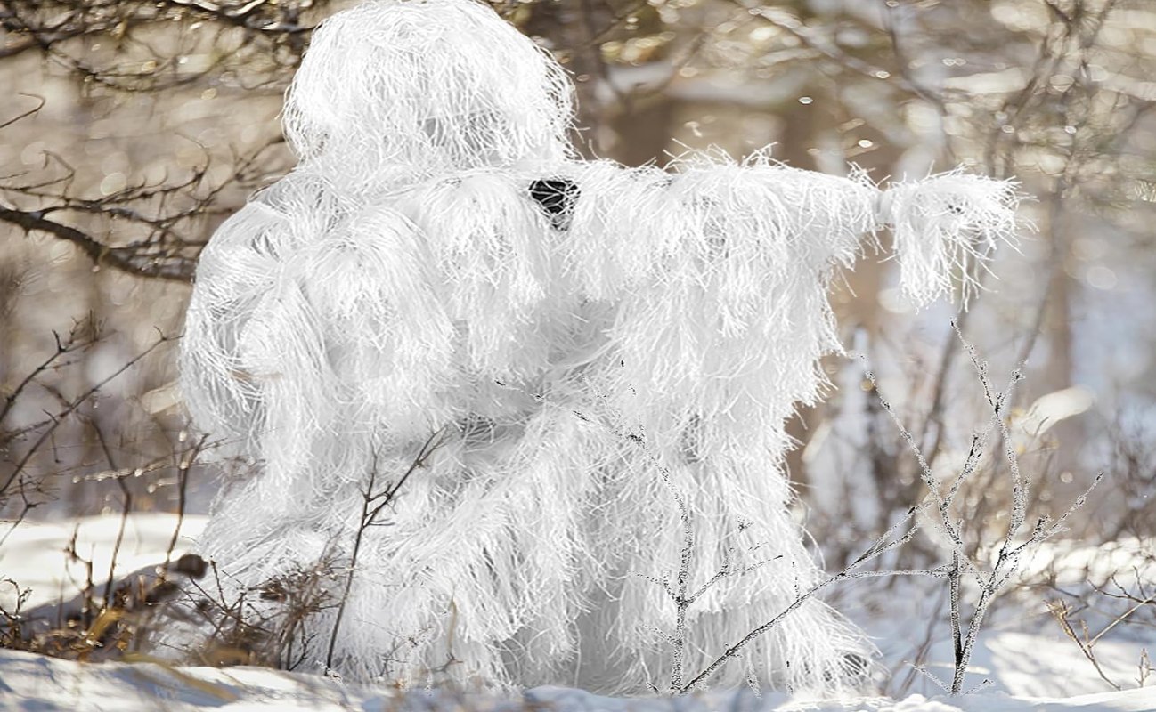 snow ghillie suit on sale