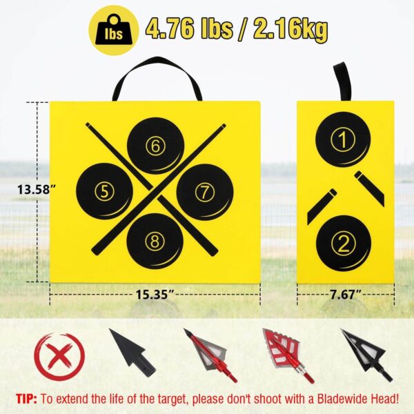 15inch kids archery target