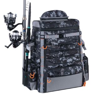 Kalkal fishing backpack with rod holder