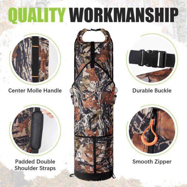 camo hunting duffle bag