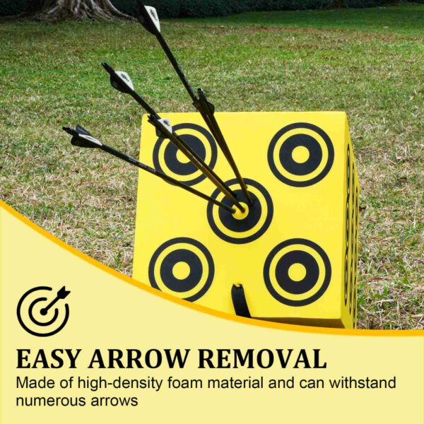 easy removal block targets for archery