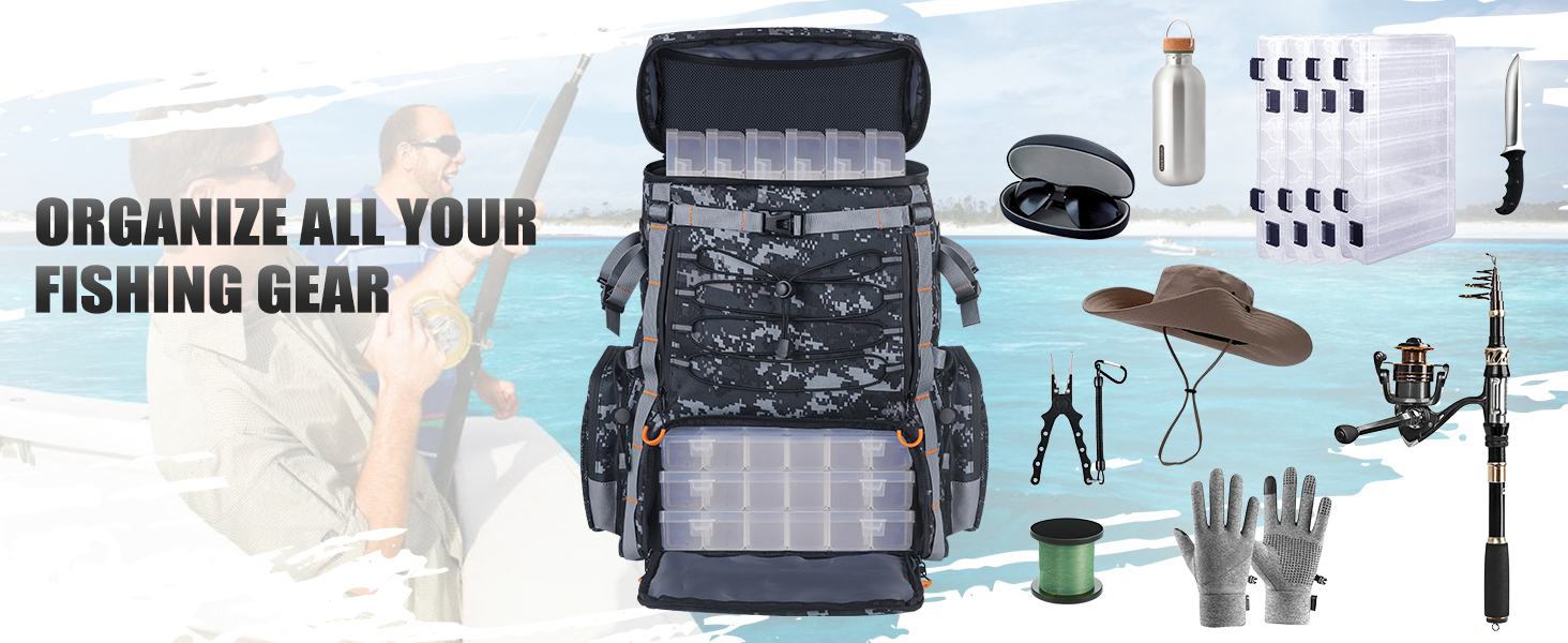 fishing gear backpack