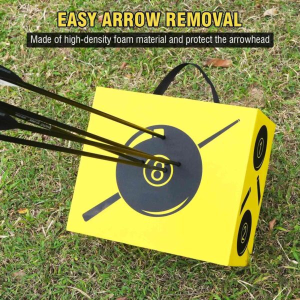 foam target with easy arrow removal