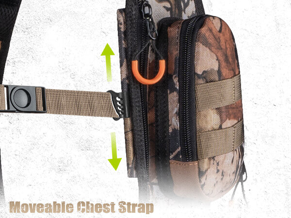 moveable chest strap