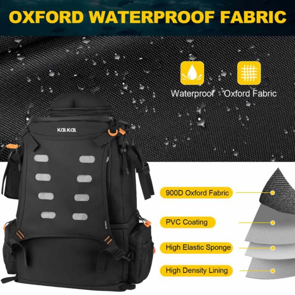 waterproof fishing backpack with cooler