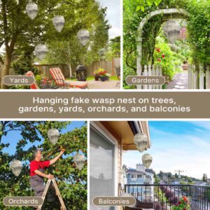 fake bees nest hanging everywhere